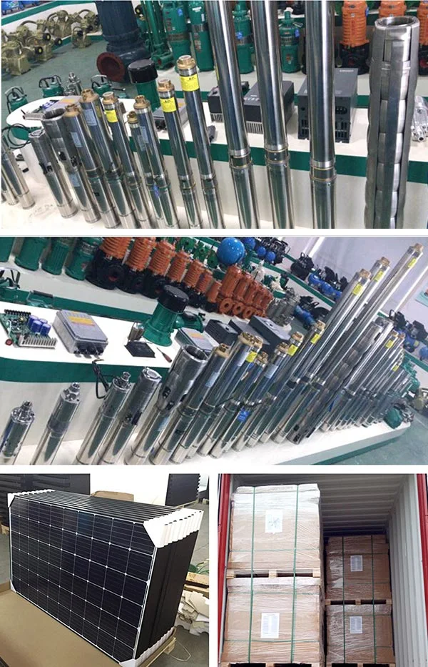 300W 600W Solar Submersible Deep Well Pumps, Solar Water Pump for Garden Irrigation (SC Series)